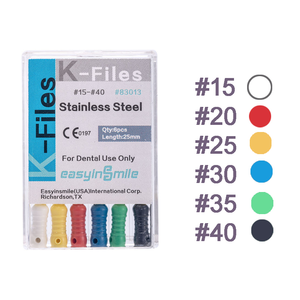 Giá bán buôn nha khoa thép không gỉ <span class=keywords><strong>k</strong></span> tập tin 25 mét <span class=keywords><strong>endodontic</strong></span> tay tập tin 6 cái/gói - Product Image 2