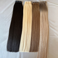 Extensions de cheveux Remy vierges de qualité supérieure, tissées à la machine, doux et soyeux, 100 % cheveux humains bruts vietnamiens, 10-30 pouces, toutes longueurs