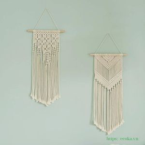 Atrapasueños Bohemio de Macramé con Cuerda de Algodón y Arte Geométrico para Decoración del Hogar, Precio Económico, OEM - Product Image 6