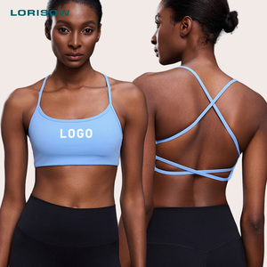<span class=keywords><strong>Soutien</strong></span>-<span class=keywords><strong>gorge</strong></span> de yoga LORISOW personnalisé avec logo OEM pour femme, <span class=keywords><strong>bretelles</strong></span> <span class=keywords><strong>croisées</strong></span> doubles, dos élégant, gilet de sport respirant et confortable pour le fitness - Product Image 1