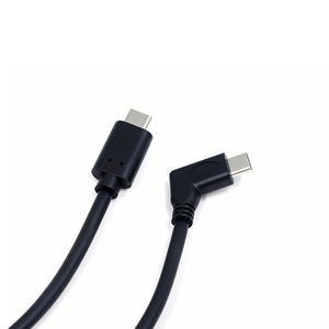 สาย USB 3.1 ยาว <span class=keywords><strong>30</strong></span> ซม. แบบ Type <span class=keywords><strong>C</strong></span> to Type <span class=keywords><strong>C</strong></span> หัวงอ ราคาโรงงาน รองรับการชาร์จเร็วและถ่ายโอนข้อมูลความเร็วสูง - Product Image 1