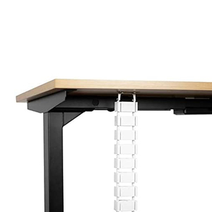 Organizador de Cables Ajustable EKO de ABS, Tejido Apretado para Estaciones de Trabajo de Oficina, Envoltura en Espiral para Proteger Cables de 60/65 mm - Product Image 2