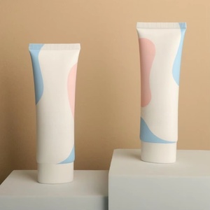 Fabricant en gros vend des emballages cosmétiques, tubes ovales en plastique de 30 ml à 60 ml avec bouchon à vis ovale, impression de logo pour crème pour les mains - Product Image 1