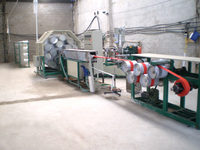 Ligne d'extrusion de tuyau à une couche en PVC