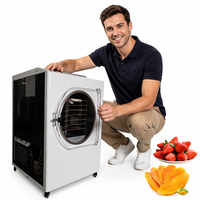 Lyofilisator Vacuümvriesdroger 3-5kg Capaciteit Voedselvriesdroger Prijs Fruit Groente Vriesdroogmachine