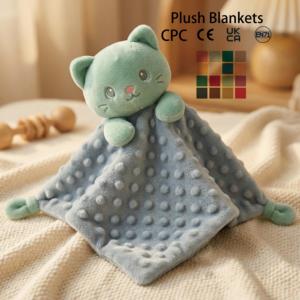 <span class=keywords><strong>Doudou</strong></span> en peluche doux pour bébé avec bonnet et hochet, motif baleine adorable - Product Image 5