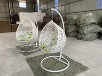 Balançoire Oeuf Chaise Mobilier De Jardin Extérieur Hamac Moderne À Bascule Cour Patio Balançoires Panier Rotin Jardin Chaise Suspendue