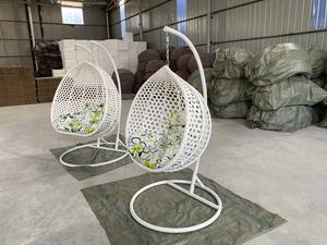 Dondolo dondolo sedia da giardino esterno <span class=keywords><strong>amaca</strong></span> moderna dondolo cortile Patio altalene sedia da giardino in Rattan - Product Image 5