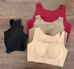 3-2535 #   Niedrigpreisiger Ausverkauf Damen Eisseide Drahtloser Sport-BH Vorderverschluss Push-Up Nahtlose Unterwäsche - Product Image 1