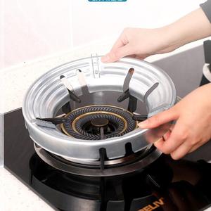 Double Layer Thickened Stainless Steel Gas Stove Windproof Cover Heat Insulation Flame Concentrating Energy Saving Household - Product Image 1