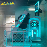 Máquina recreativa de realidad virtual ACS Premium 360 grados para dos jugadores, operada con monedas, resolución 1080P, para todas las edades, zonas de juego comerciales