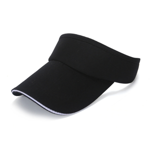 Vente en gros sur mesure Casquettes creuses d'été Viseras pare-soleil vierge <span class=keywords><strong>Anti</strong></span> <span class=keywords><strong>UV</strong></span> Protection du visage Golf Short Sun Visor Cap Hat pour femmes hommes - Product Image 3