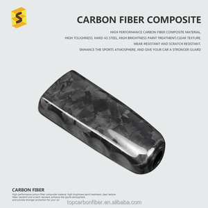Couvre-frein à main en Fiber de carbone forgée ES pour Ford <span class=keywords><strong>Mustang</strong></span> 2015 à <span class=keywords><strong>2019</strong></span>, <span class=keywords><strong>accessoires</strong></span> d'intérieur de voiture - Product Image 3