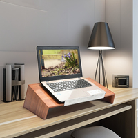 Nuevo diseño multifuncional oficina en casa Sapele madera portátil ordenador escritorio almacenamiento para sofá Mesa, bambú LaptopDesk