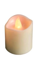 Bougie LED vacillante réaliste à piles, sans flamme, pour décoration de mariage et de maison
