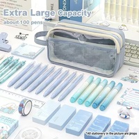 Boîtes de rangement pour papeterie en gros - Logo personnalisé de haute qualité, trousse à crayons zippée grande capacité pour les écoles et les bureaux