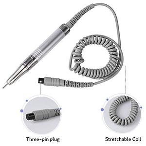Micromotor de 65W, Potente Pieza de Mano para Taladro de Uñas, Motor sin Núcleo de 24V, Baja Vibración, Suave y Ligero, Tipo Pluma con Opción de Dos Cables - Product Image 5