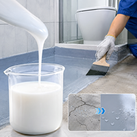 Matériau d'étanchéité rigide bicomposant à 50 % d'émulsion styrène-acrylique à base d'eau pour l'étanchéité des bâtiments