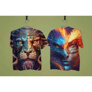 T-shirt da uomo Mythical Majesty: design elegante e maestoso per gentiluomini attenti alla moda - Product Image 5