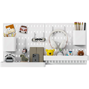 Moderner umwelt freundlicher minimalisti scher klarer Acryl-Tablett-Organizer-Nachttisch-Badezimmer-Bürowandspeicher-Catchall-Ausstellungs stand - Product Image 1
