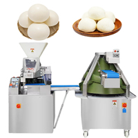 Diviseur automatique de pâte à hamburger et machine à arrondir Machine à faire des petits pains à hamburger