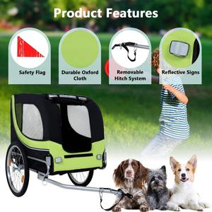 2025 New Product Outdoor trailer Dolly Pet cart Foldable pet <b>dog</b> <b>bike</b> trailer dolly foldable <b>bike</b> trailer - Product Image 4