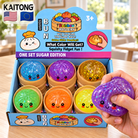 KAITONG Jouets sensoriels souples en vrac pour Noël, anti-stress, à presser, type dumpling