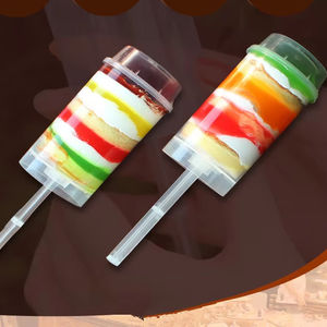 أداة خبز آمنة على الغذاء حاوية كعك بلاستيكية شفافة لرفع الكب كيك بغطاء لتزيين حفل الزفاف - Product Image 3