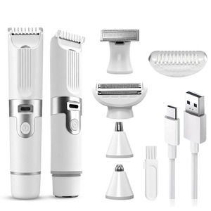 Épilateur électrique rechargeable, rasoir pour femmes, tondeuse USB pour les jambes et les bras - Product Image 1