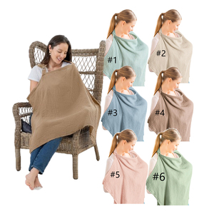 Couverture <span class=keywords><strong>d</strong></span>'<span class=keywords><strong>allaitement</strong></span> en mousseline Couverture <span class=keywords><strong>d</strong></span>'<span class=keywords><strong>allaitement</strong></span> pour bébé Respirant 100% Coton <span class=keywords><strong>Tablier</strong></span> multi-usage <span class=keywords><strong>avec</strong></span> <span class=keywords><strong>cerceau</strong></span> pour mère Couverture <span class=keywords><strong>d</strong></span>'<span class=keywords><strong>allaitement</strong></span> - Product Image 1