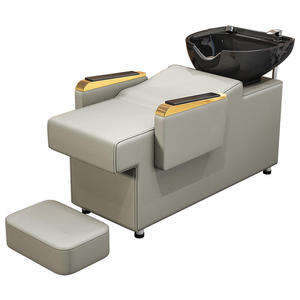 k Modern minimalist salon shampoo chair high-density <b>sponge</b> ceramic basin salon furniture - Product Image 2