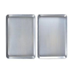 Bandeja <span class=keywords><strong>de</strong></span> horno <span class=keywords><strong>de</strong></span> aluminio <span class=keywords><strong>de</strong></span> grado alimenticio personalizada, bandeja <span class=keywords><strong>de</strong></span> horno perforada <span class=keywords><strong>de</strong></span> acero inoxidable, bandeja para hornear para secar y cocinar - Product Image 1