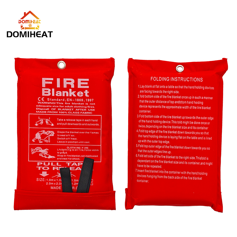 1.5*1.5m Thicker Emergency Fire Blanket For Home And Kitchen Fire Safety