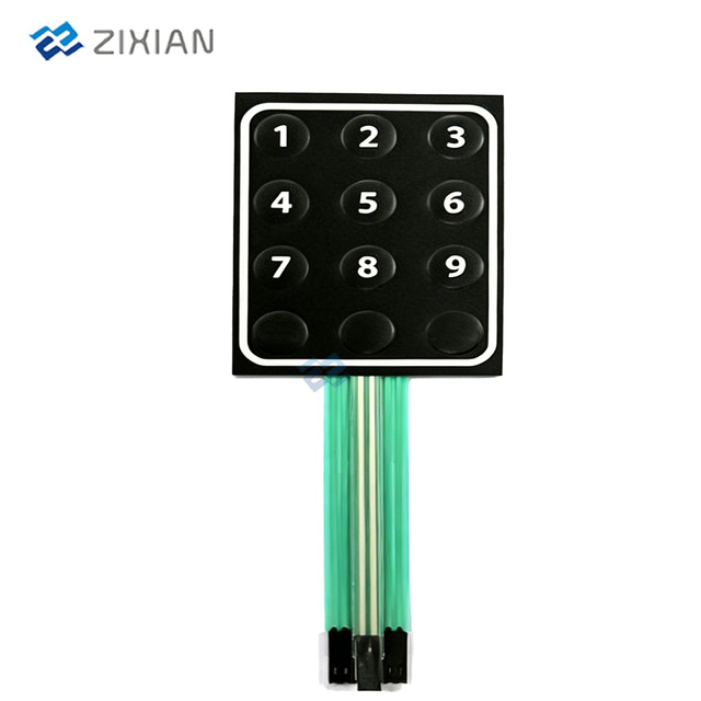 OEM Control Panels Membrane Keyboard Switch for Electronic Communication Devices, Featuring Waterproof Functionality