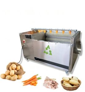 Machine industrielle de lavage et d'épluchage de pommes de terre en acier inoxydable, dispositif de micro-épluchage pour fruits de la passion, plaque en acier durable - Product Image 1