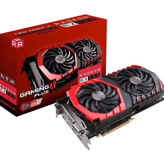 Used for RX580 256Bit GDDR5 8GB PCI Desktop Graphics Card with Fan Cooler 2048SP