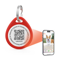 Meistverkaufter QR-Code Hundeanhänger Intelligente Haustier-ID-Karte OEM ODM Lieferant Anpassbar Langlebig Leichtgewichtig Stilvolles Design