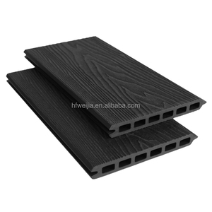 Valla de madera compuesta de bajo mantenimiento para exteriores, madera, plástico, jardín, VALLA DE Wpc, extrusión moderna, diseño de modelo 3D, 21mm - Product Image 2