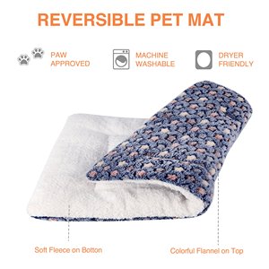 Cojín lavable para gatos de interior, colchón plano suave para cachorros, cojín para gatitos, alfombrilla para cama de perro para dormir - Product Image 2
