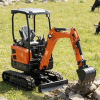 Mini-excavatrice SDLOT 1-3 tonnes avec moteur CE EPA EURO5, pompe hydraulique et boîte de vitesses, pour utilisation agricole, livraison gratuite