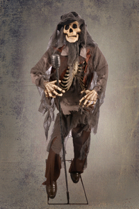 Festa della casa stregata sensore di movimento sonoro stridulo spaventoso appeso decorazione di Halloween fantasma - Product Image 2