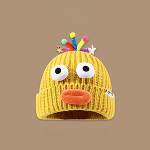 Fff3064 Phim Hoạt Hình Trẻ Em Cô Gái Phụ Nữ Người Đàn Ông Của Mùa Đông Beanie Len Dệt Kim <span class=keywords><strong>Hat</strong></span> Skull Cap Dễ Thương Vui Xúc Xích Miệng Crochet <span class=keywords><strong>Knit</strong></span> Beanie Mũ - Product Image 4