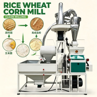 Machine à moudre la farine de maïs 6F2235 avec alimentation pneumatique pour les cooperatives agricoles au Nigeria