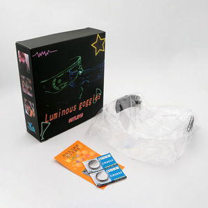 Lunettes de soleil LED pour la mode Hip Hop et le cosplay Cyberpunk avec monture lumineuse et design technologique futuriste pour les fêtes KV-S850 - Product Image 2