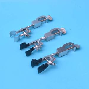 Abrazadera <span class=keywords><strong>para</strong></span> matraz <span class=keywords><strong>de</strong></span> <span class=keywords><strong>laboratorio</strong></span>, abrazaderas ajustables <span class=keywords><strong>de</strong></span> dos pinzas - Product Image 1