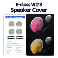 Cover Lampu Atmosfer Interior 64 Warna untuk Speaker Midrange Mercedes E-class E-coupe W213 W238 2017-2023 Retrofit