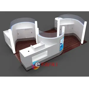 طاولة تجارية خشب صلب موديل 3d للأسنان من خشب mdf طاولة خشبية كرسي طبيب أسنان mdf كشك OEM