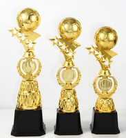 Démo Usine En Gros Football Sujet Sports Et Compétition Prix Trophée Coupe Personnalisé Football En Plastique Artisanat Trophées