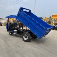 Mini-tricycles diesel à 3 roues, petit camion benne diesel avec grande capacité de chargement