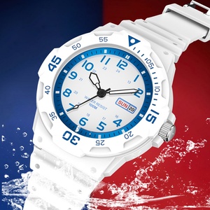 Reloj de Cuarzo SHUAIKE, Nuevo Modelo para Estudiantes, Resistente al Agua, Diseño Único, Esfera Exquisita, Correa de Plástico, Unisex - Product Image 1